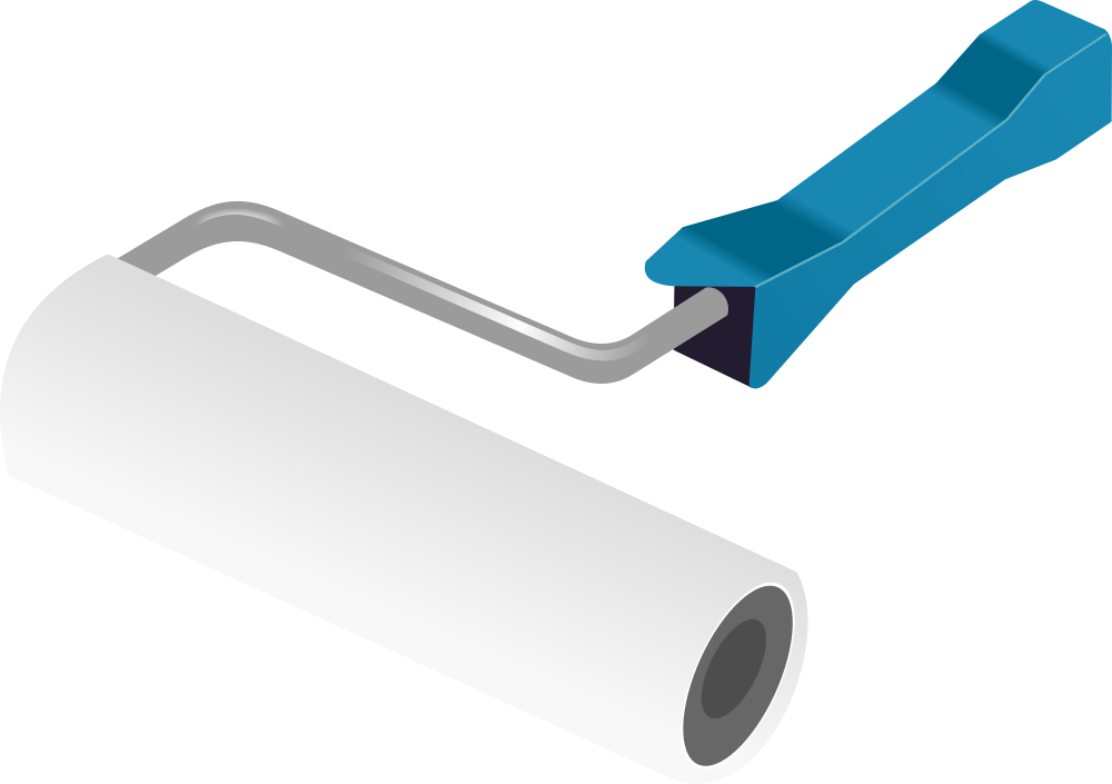 OnlineLabels Clip Art - Paint Roller